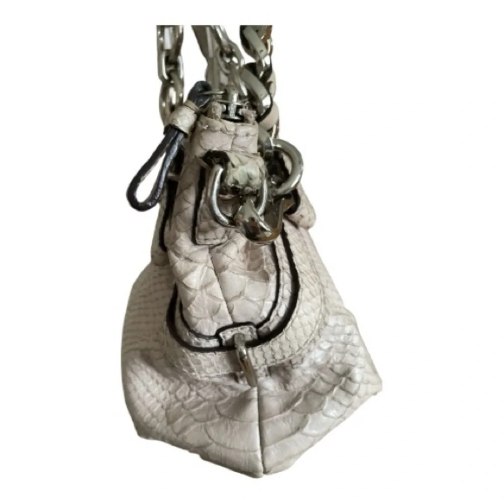 Coach Madison Sophia Textured Python Leather Satchel